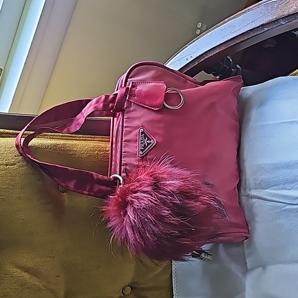 Prada Handbags - Prada Nylon Satchel in Red❤️